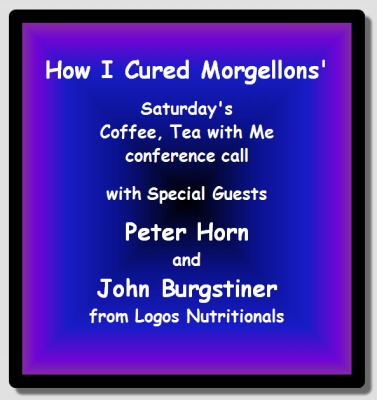 Morgellons - Saturday call with Guest speakers John B and Peter